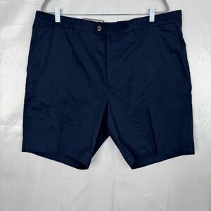 NWT Goodfellow & Co Dress Shorts Size 42 Navy 9” Inseam Cotton Blend